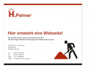 palmer-innenausbau.de Webseite Vorschau