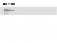 pamax.ch Webseite Vorschau