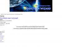 addiction-wizard.com Webseite Vorschau