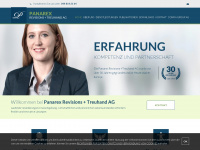 panarex.ch Webseite Vorschau