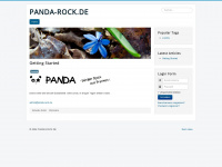 panda-rock.de Webseite Vorschau