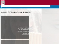 panfloeten-podium.ch Webseite Vorschau