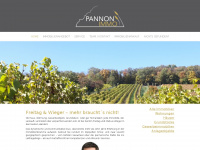 pannon.at Webseite Vorschau
