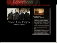 panopticon-music.de Webseite Vorschau