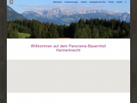 panoramahof-monikakennerknecht.de Webseite Vorschau