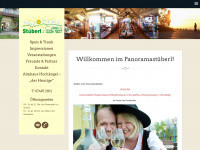 panoramastueberl.at Webseite Vorschau