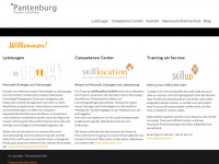 pantenburg.de Webseite Vorschau