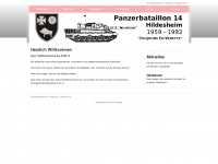 panzerbataillon14.de Webseite Vorschau
