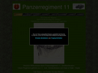 panzerregiment11.de Webseite Vorschau
