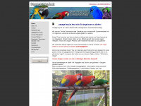 papagei-asyl.at Webseite Vorschau