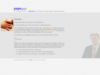 pape-management.de Webseite Vorschau