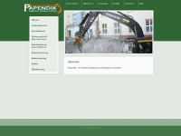 papendik.de Webseite Vorschau