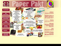 paper-pakt.de Webseite Vorschau