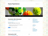 papierblumen.ch Webseite Vorschau