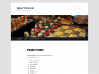 papierwelten.at Webseite Vorschau