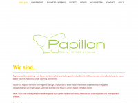 papillon-catering.de Webseite Vorschau
