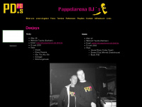 pappelarena-djs.de Webseite Vorschau