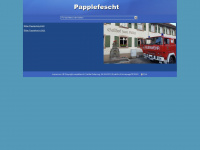 papplefescht.de Webseite Vorschau