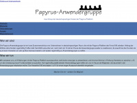 papyrus-anwender.de Webseite Vorschau