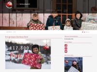 weihnachtspaeckli.ch Webseite Vorschau
