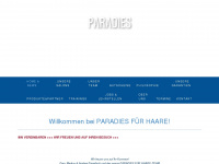 paradies-haare.at Webseite Vorschau