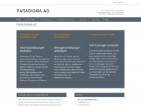 paradigma-ag.de Webseite Vorschau