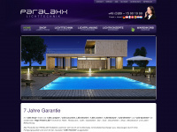 paralaxx.de Webseite Vorschau