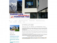 pardeller.at Webseite Vorschau