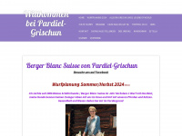 pardiel-grischun.ch Webseite Vorschau