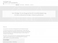 kruck-architektur.de Webseite Vorschau