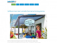 lamelle-sonnenschutz.de Webseite Vorschau