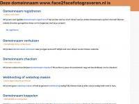 face2facefotograveren.nl Webseite Vorschau