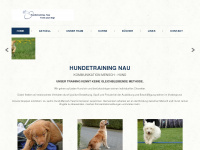 hundetraining-nau.de Webseite Vorschau