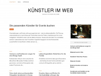 kuenstler-im-web.de Webseite Vorschau