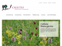 calluna-naturgarten.de Webseite Vorschau