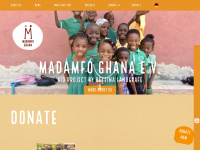 madamfo-ghana.de Webseite Vorschau