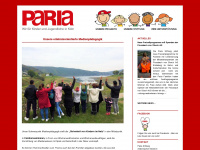 paria-stiftung.de Webseite Vorschau
