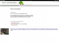 parkandgarden.de Webseite Vorschau