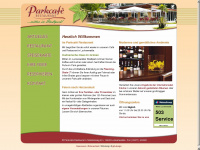 parkcafe-restaurante.de Webseite Vorschau