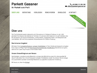 parkett-gassner.at Webseite Vorschau