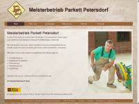 parkett-petersdorf.de Webseite Vorschau