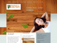 parkett-oster.de Webseite Vorschau