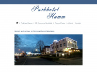 parkhotel-hamm.de Webseite Vorschau