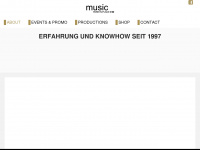 parkinplacemusic.ch Webseite Vorschau