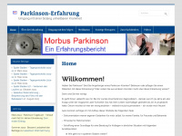 parkinson-erfahrung.de Webseite Vorschau