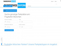 parkservice-bayern.de Webseite Vorschau