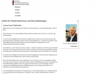 parlamentarismus.at Webseite Vorschau