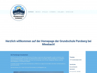parsberger-grundschule.de Webseite Vorschau