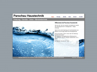 parschau-haustechnik.de Webseite Vorschau