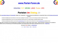 partei-foren.de Webseite Vorschau